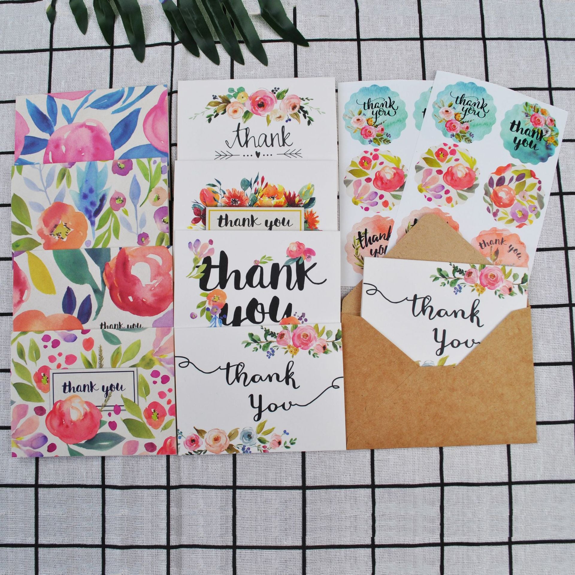 Tarjetas de agradecimiento al por mayor papel